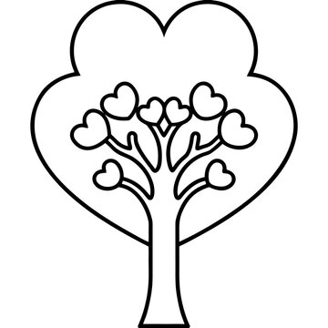 Love tree  Icon Romantic Love Symbols, Hearts, Cupid, Gifts & Celebration Graphics