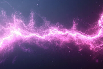 Poster - Purple lightning creating a mysterious and chaotic atmosphere