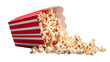 © MDNadim - movie night popcorn red and white striped popcorn boxes spilling popcorn cinema snacks movie theater concessions