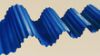 © Juergen - Abstrakter blau farbener Hintergrund, kunstvolle 3d render Textur