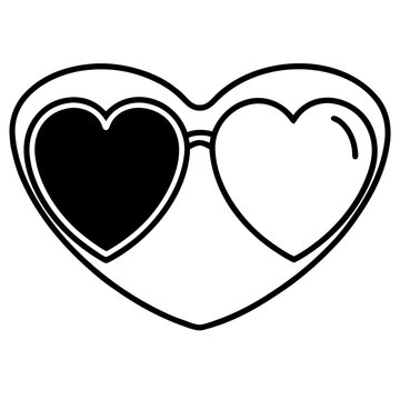 Heart sunglasses  Icon Romantic Love Symbols, Hearts, Cupid, Gifts & Celebration Graphics