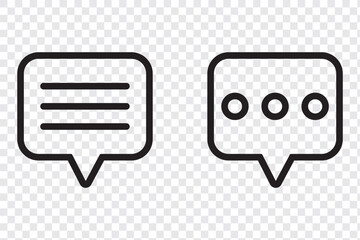 Poster - Comment icon. Comments vector flat icon. Comment icon speech bubble symbol Chat message icons - talk message Bubble chat icon. web vector icon. 