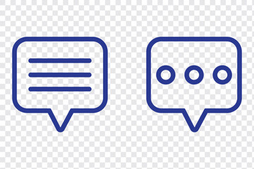 Poster - Comment icon. Comments vector flat icon. Comment icon speech bubble symbol Chat message icons - talk message Bubble chat icon. web vector icon. 