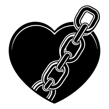 Heart chain  Icon Romantic Love Symbols, Hearts, Cupid, Gifts & Celebration Graphics