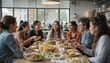 © Tom - Group Enjoying Meal Together