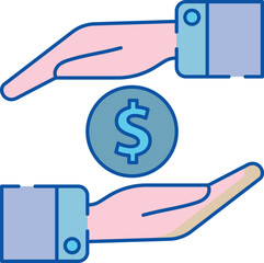 Poster - Simple and clear cash on delivery payment method icon representing secure and convenient online shopping transactions