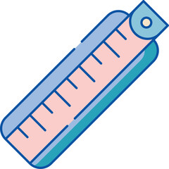 Poster - Modern set of simple clean line art icons representing various measurement tools and concepts for digital or print design applications