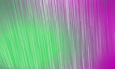 Fototapete - Abstract gradient background with thin parallel lines in green and magenta