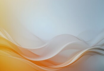 Poster - Warm Gradient Background, A Simple Design With Orange And Yellow Colors. Soft Light, A Gentle Blend Creating Abstract Energy. Serene Color Wash Background With A Smooth Transition.