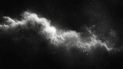Wall Mural - cosmic view of the night sky filled with distant stars, nebulae, and celestial bodies.