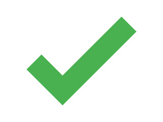 Poster - green check mark, check mark