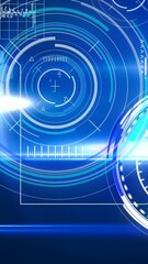 Poster - Animation of scopes scanning and data processing over digital screen