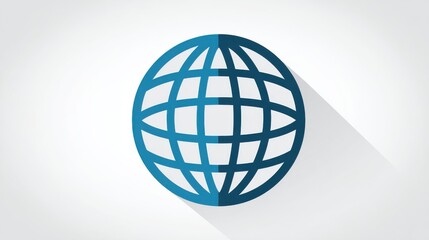 Poster - globe website icon vector symbol flat eps jpg app, no logos, no brands