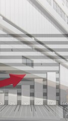 Poster - Animation of financial data processing over city