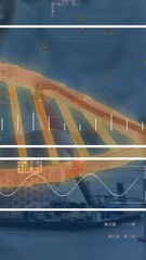Poster - Animation of dna strand and data processing over lab