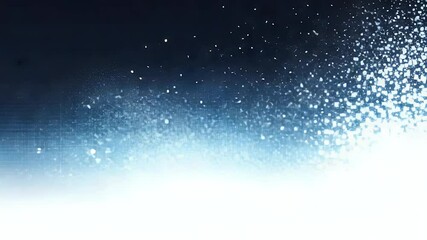 Leinwandbilder - Abstract Digital Background Blue Gradient Light Pixels Technology Concept