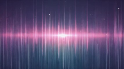 Leinwandbilder - Abstract Pink Light Burst With Vertical Lines on a Dark Purple and Blue Gradient Background