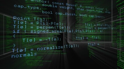 Poster - Camera panning into translucent code window in tunnel while executing HTTP requests reading reply
