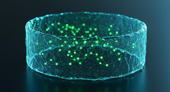 Abstract Digital Ring: Network Visualization