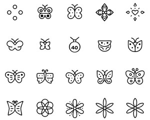 Poster - Elegant butterfly logotype design featuring clean lines and a sophisticated aesthetic perfect for branding and premium businesses