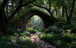 © Arif - Stone archway in a lush park