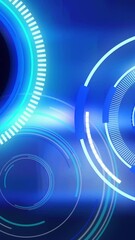Poster - Animation of scopes scanning and data processing over digital screen