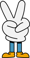 Poster - Cute Doodle Retro Character Illustration
