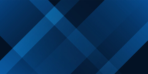 Poster - Abstract background gradient dark navy blue banner simple modern abstract