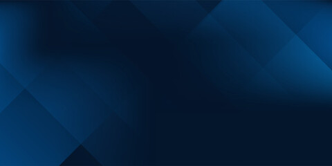 Poster - Modern gradient dark navy blue banner simple