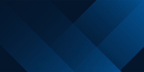 Poster - Abstract gradient dark navy blue banner modern