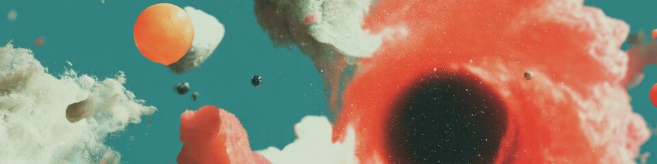 Leinwandbilder - Quantum sensor visualization with cosmic energy and interstellar patterns, galactic dark matter elements for advanced astrophysics and universal discovery