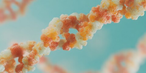 Poster - Advanced Clinical Genomics DNA Double Helix in High-Quality Modern Laboratory Authentic Biotechnology Research for Professional Healthcare Marketing Content