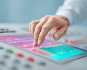 Aufkleber - Professional smart technology energy monitoring dashboard with real-time data analytics for modern industries and efficient digital management content