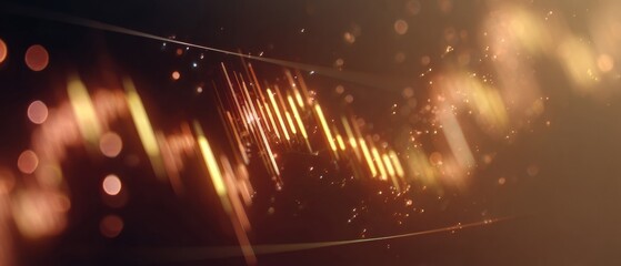 Poster - Premium Digital Gold Price Chart Visualization with Modern Market Data and Analytics for Confident Investment Insights and Financial Marketing Content