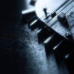 Aufkleber - Quantum sensor technology close-up with advanced communication circuits and experimental physics equipment in futuristic laboratory setting