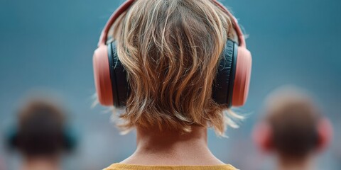 Poster - Professional Cyber Arena Gamers Competing in Modern Phygital Esports Setup with Headsets Authentic High-Quality Content for Gaming Marketing and Social Media