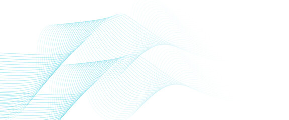 Poster - Vector minimal wave blending effect technology concept