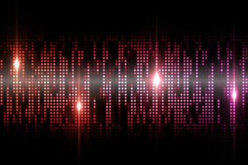 Poster - Digitally generated cool pixel background