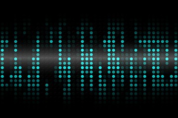 Poster - Digitally generated cool pixel background