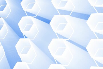 Poster - Digitally generated abstract glowing pattern