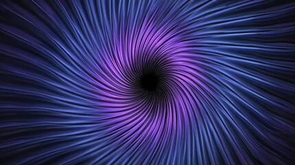 Aufkleber - Mesmerizing Spiral Pattern Vibrant Purple and Blue Cosmic Vortex Swirl with Dynamic Motion and Energy, Creating Hypnotic Depth and Flow in Abstract Design, Evoking Sense of Cosmic Wonder and Intrigue