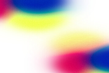 Wall Mural - grainy noisy gradients shape cutout on transparent background, abstract multicolor wave shaped vibra