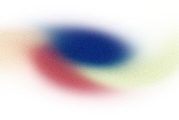 Wall Mural - grainy noisy gradients shape cutout on transparent background, abstract multicolor wave shaped vibra