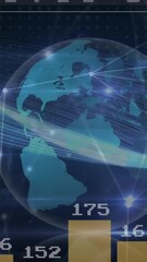 Poster - Animation of globe, connections and data processing