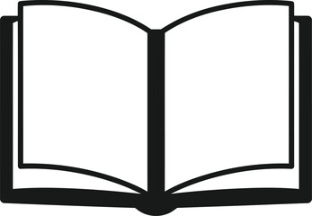 Poster - An open book is isolated on white background
