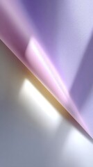 Poster - Diagonal Pastel Pink to Ivory Gradient Abstract Background