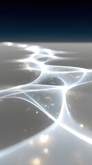 Poster - Glowing Network Paths on Abstract Polygonal Grid