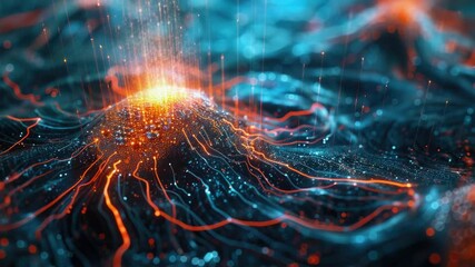 Aufkleber - A detailed look at a synthetic digital illustration