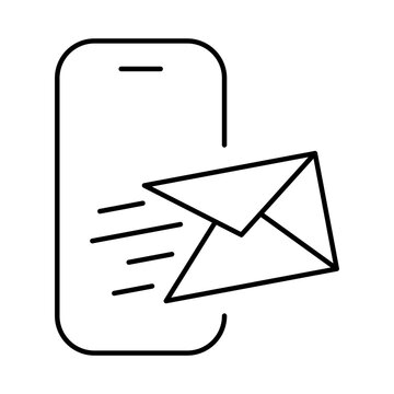 Smartphone Blue Line Editable Stroke Icon. Mobile Phone Functions, Settings, Technology, Apps, Security, Shopping, Mobile Wallet, Marketing, Promotion, Communication Vector Illustration