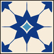 © tanyabosyk - Mediterranean ceramic tiles seamless pattern. Azulejo arabesque. Portuguese, Spanish, Turkish, Indian, Islamic, Arabic decor. Geometrical and floral traditional national ornament. Vector illustration.